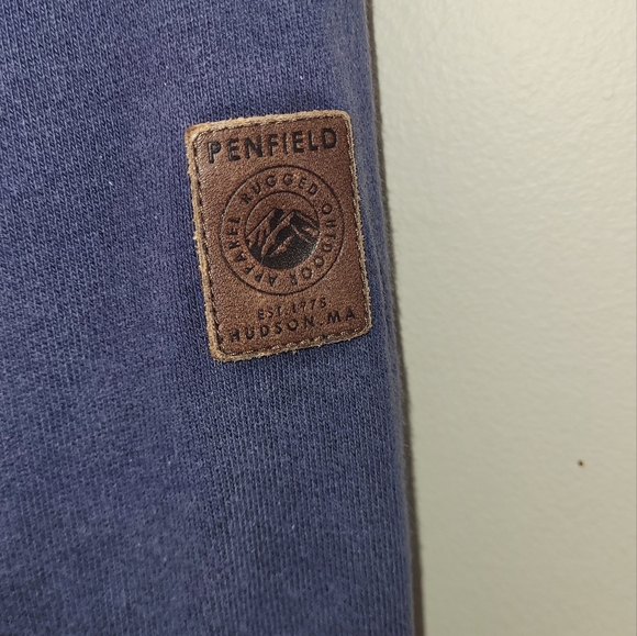 Trailwear by Penfield Navy sailor pullover sweater NAUTICAL tie large - Picture 2 of 8